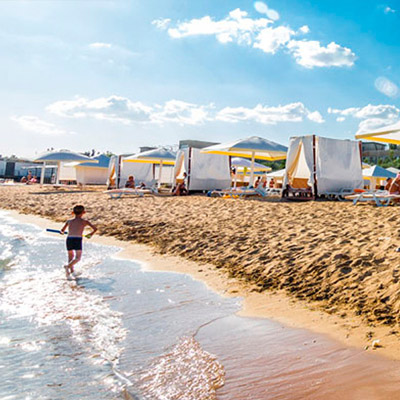 Песчаные пляжи Крыма июль 2020